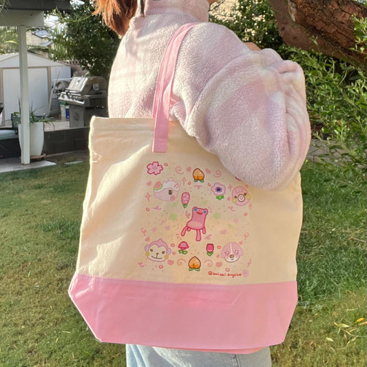 Pretty in pink tote bag !