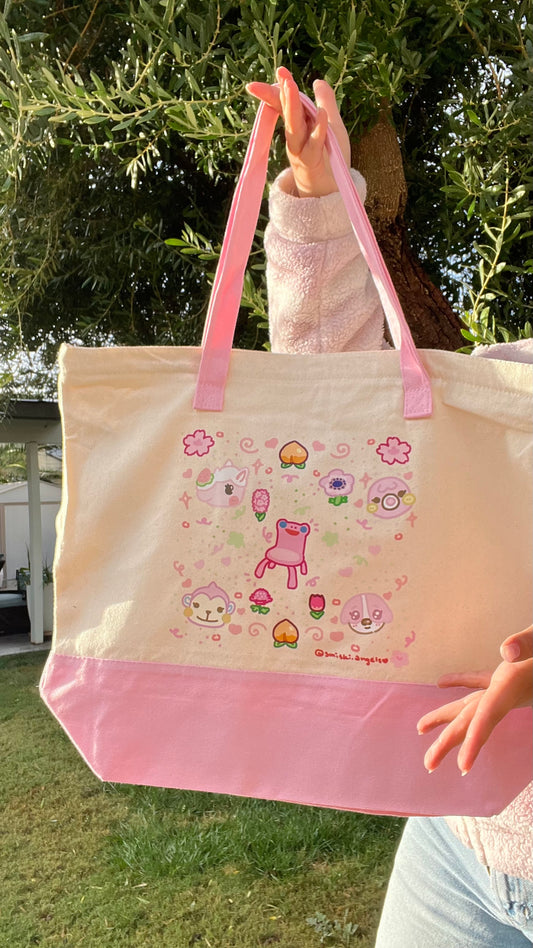 Pretty in pink tote bag !