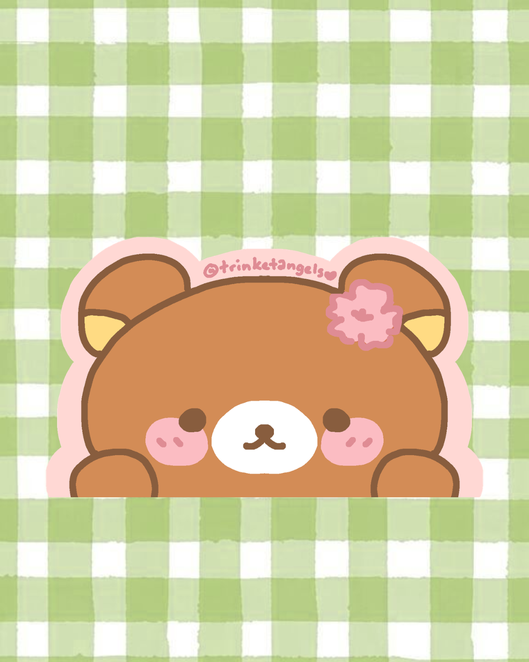 brown bear sakura car peeker !!