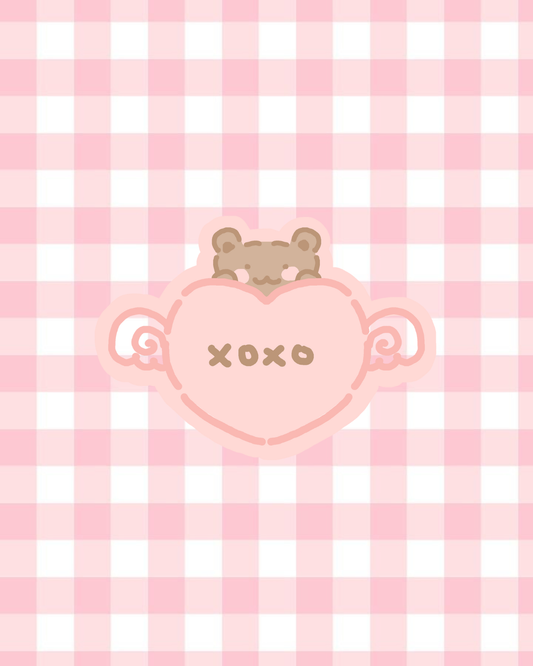 xoxo sticker